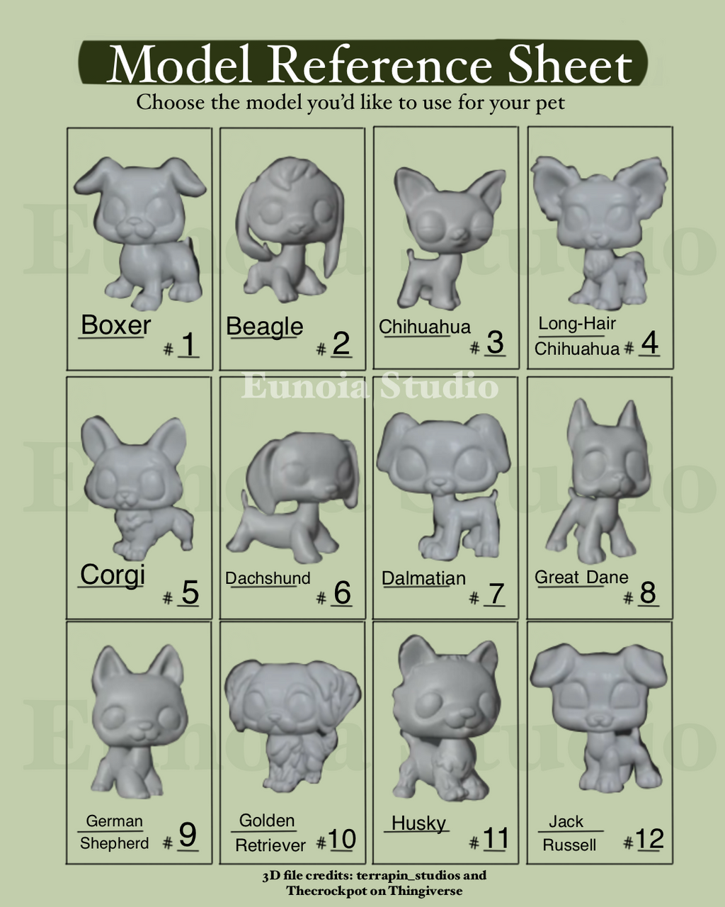 Custom Jumbo Keepsake Pet