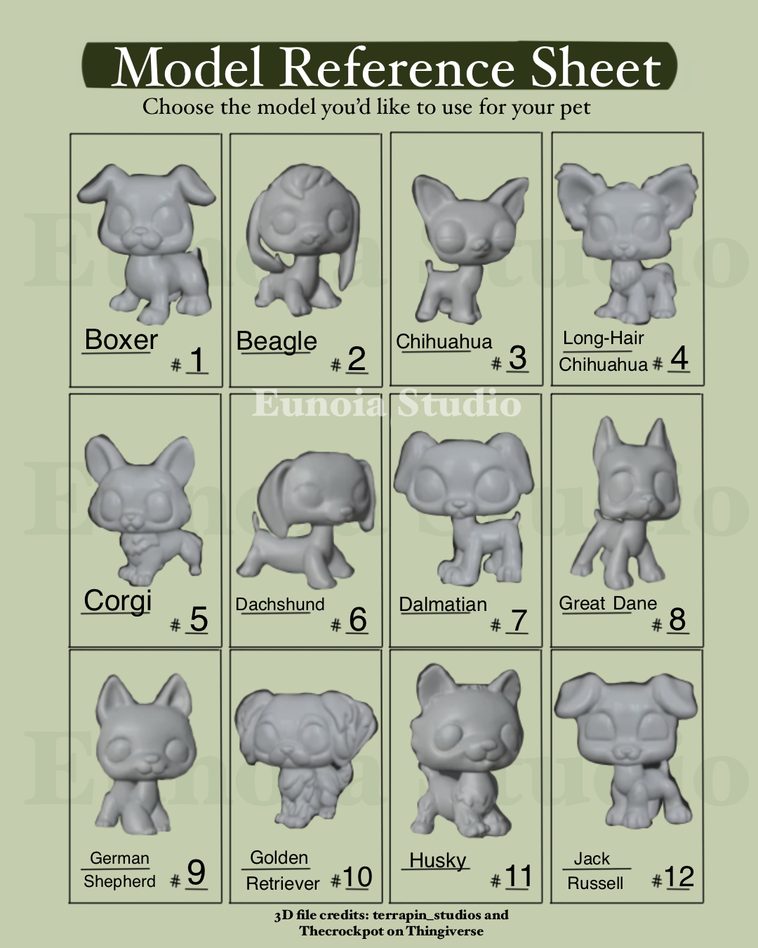Custom Jumbo Keepsake Pet