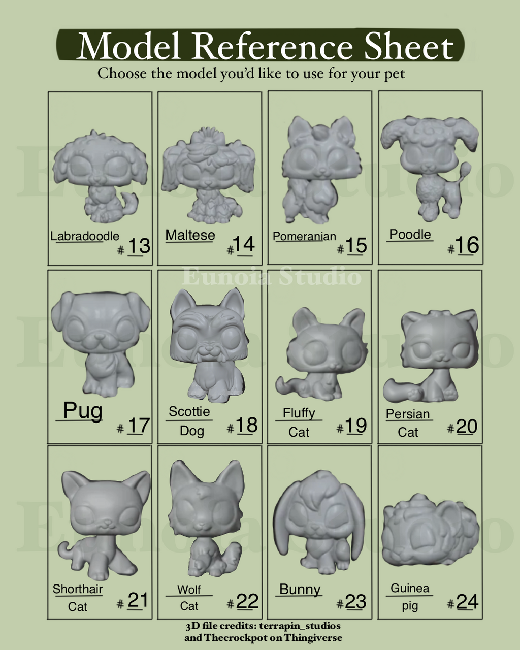 Custom Jumbo Keepsake Pet