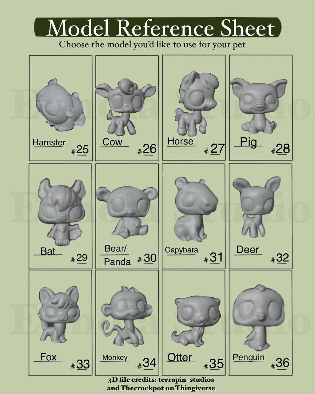 Custom Jumbo Keepsake Pet