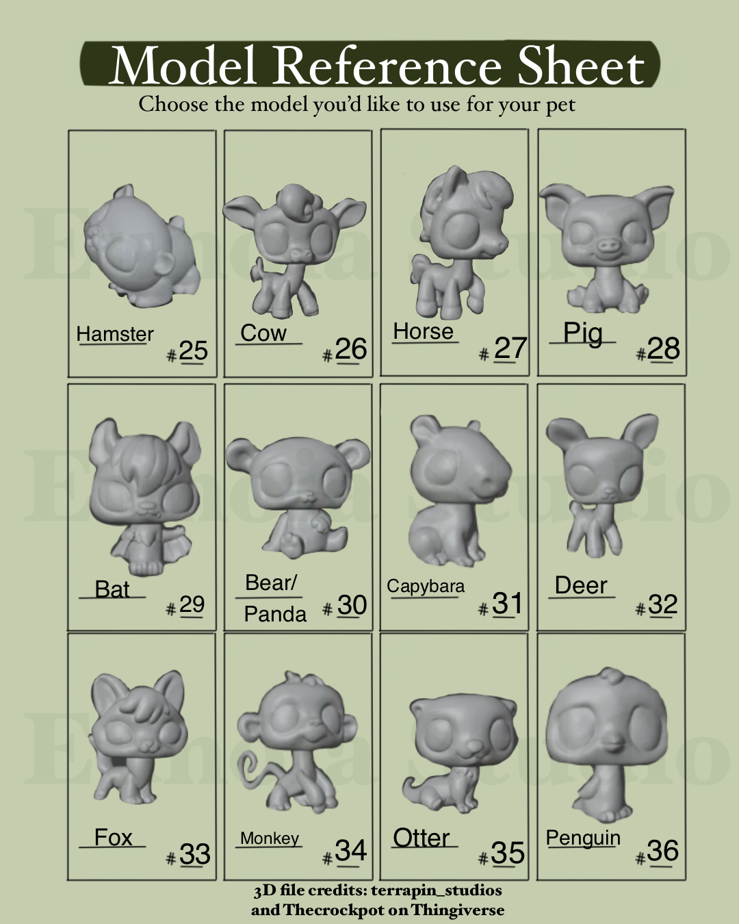 Custom Jumbo Keepsake Pet