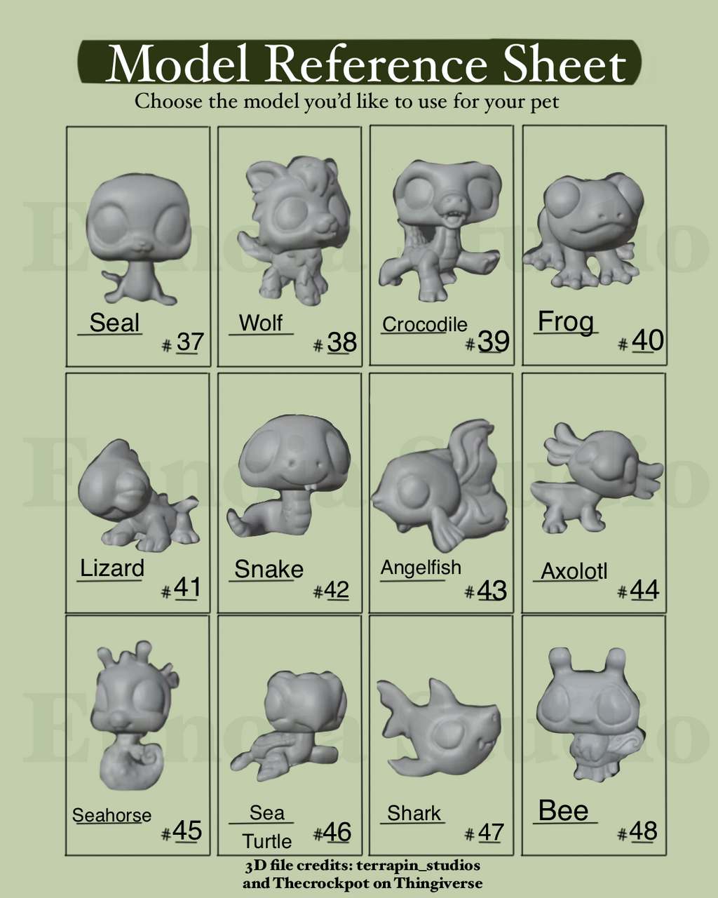 Custom Jumbo Keepsake Pet