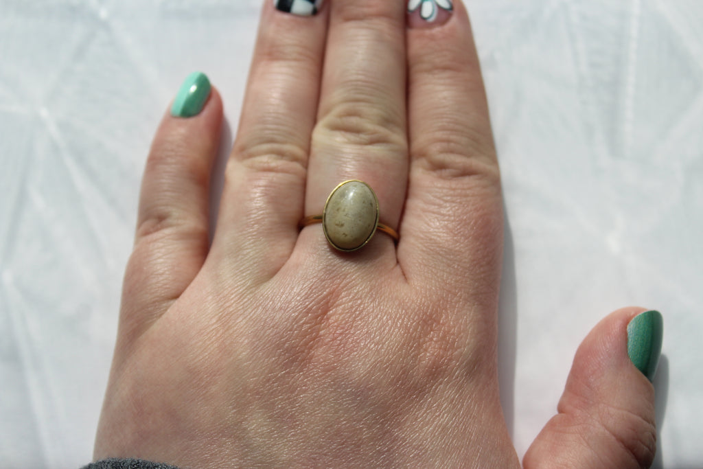 Secret Gate Oval Ring