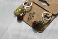 Ladybug Huggie Earrings