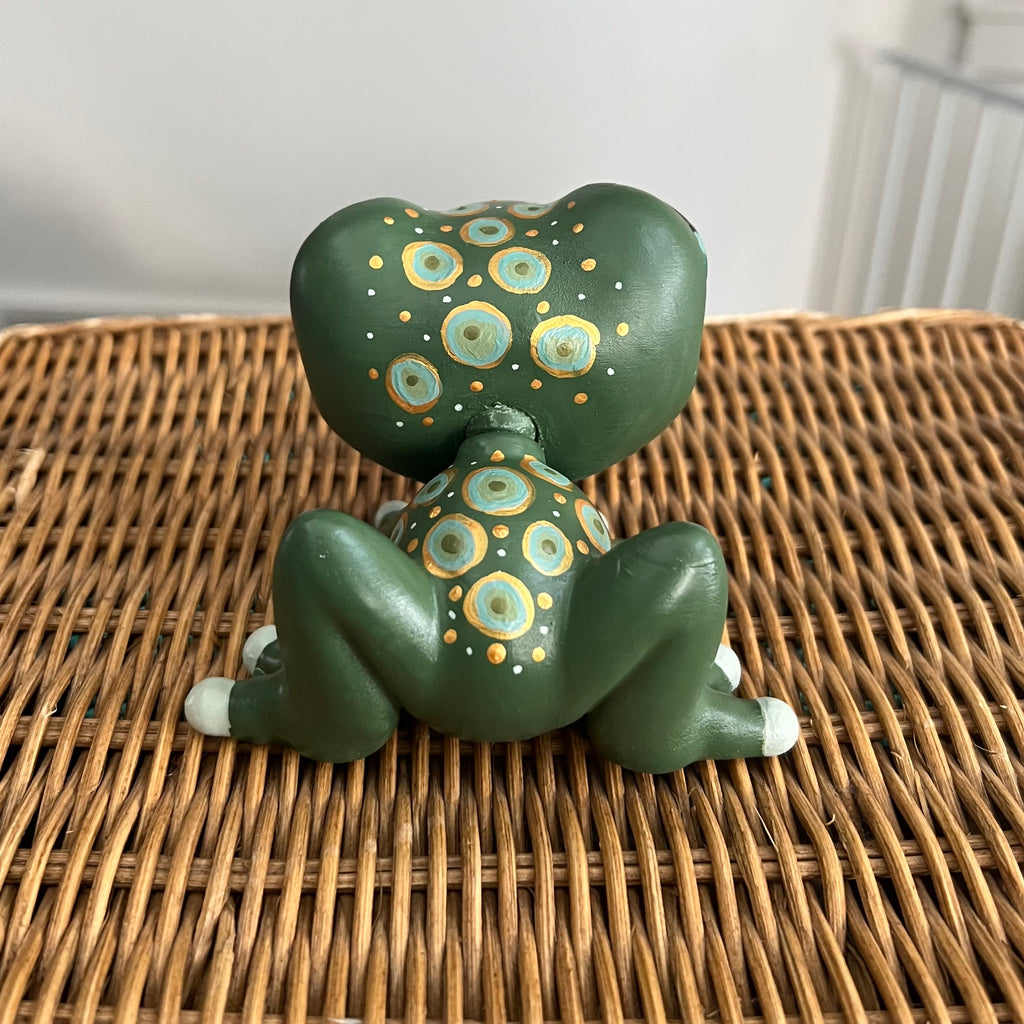Hand-Painted Jumbo Keepsake Pet- Frog