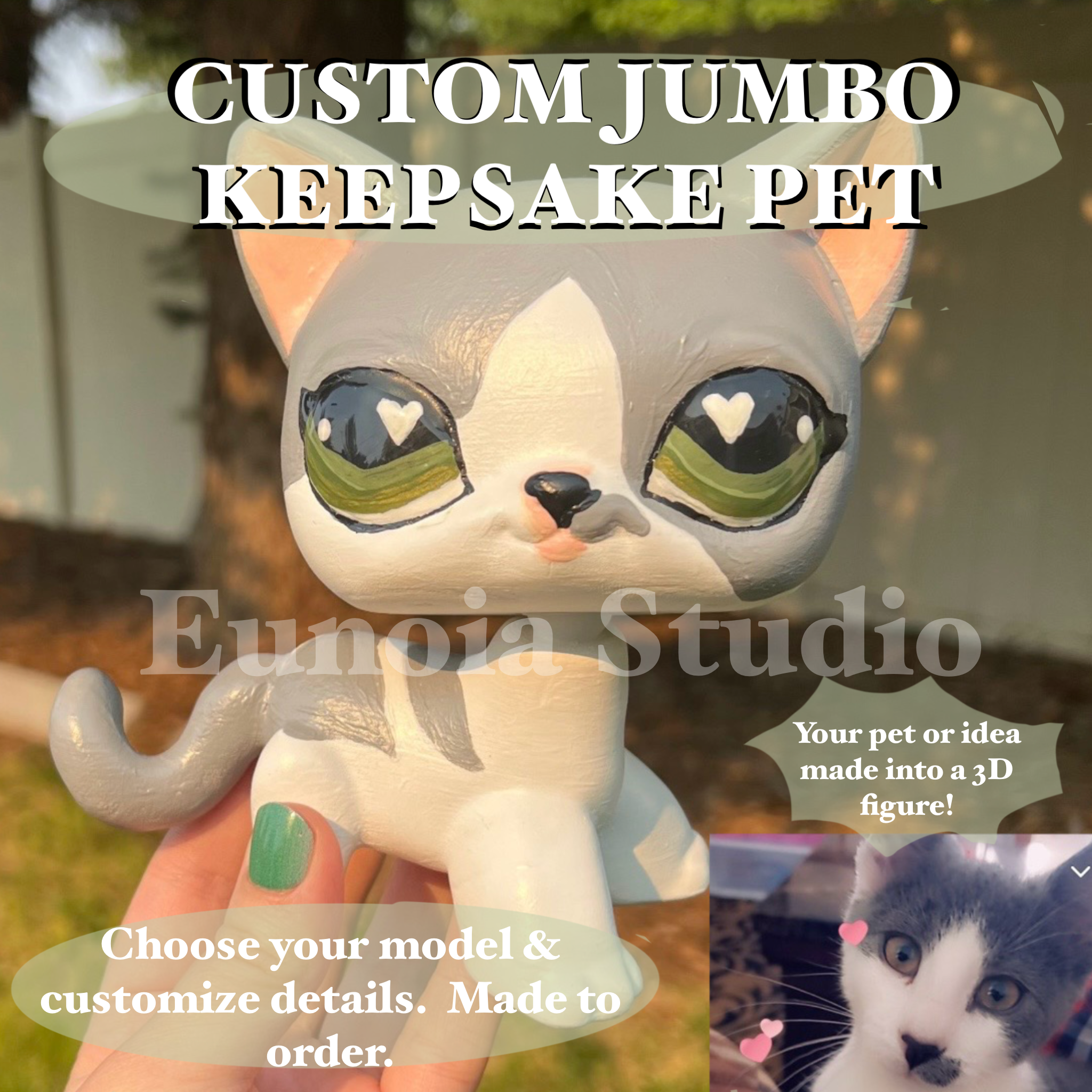 Custom Jumbo Keepsake Pet